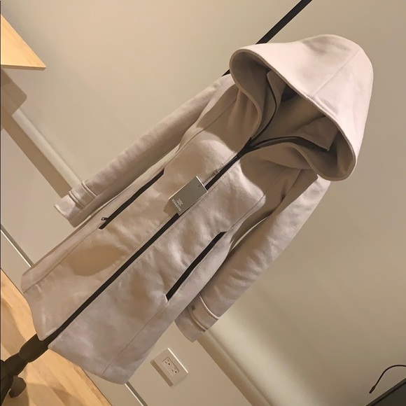Soia & Kyo Jackets & Blazers - Beige / ecru / taupe designer wool coat NWT